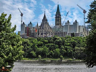 Parlament view from Gatineau