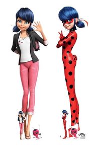 Double-Pack-of-Marinette-and-Ladybug-from-Miraculous-Official-Lifesize-Cardboard-Cutout-buy-now-at-s