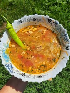 Ciorba de varza dulce cu carnita de porc
