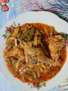 Mancare de fasole pastai cu pui