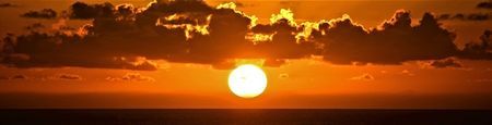 Sun Photo A00005 8-10-2017 Sunset over ocean low resolution