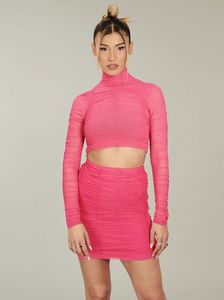 ABOUT YOU x Alina Eremia, Damen Shirt 'Smilla', pink