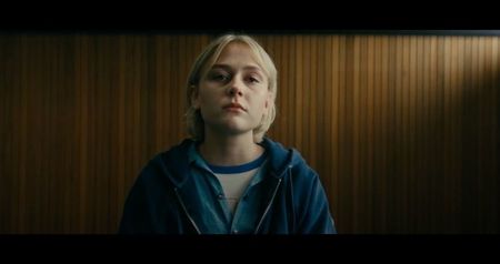 Sylvia stumbles toward it, still staring back at Holden’s body. “He saved us... and for what?; Another round of torture?”
