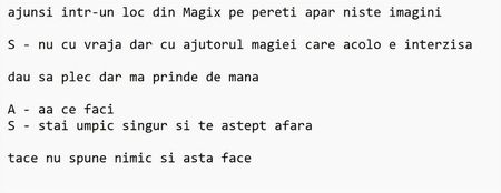 si iar am repetat de parca e un loop dar de data asta am ramas sa vb