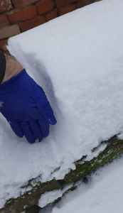 Masurat dupa ce am pus mana 19-20 cm