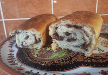 Cozonac *trantit* cu ciocolata