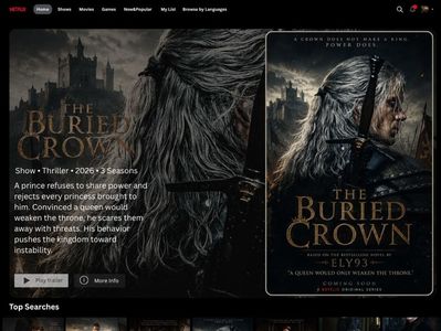 ⸺ 3,5 ⭐ | The Buried Crown | Genre: Thriller | Starring: Henry Cavill ⸺; 　　　　　　
A prince who rejects every princess and refuses to share power drives the kingdom toward instability with his ruthless determination to rule alone.
