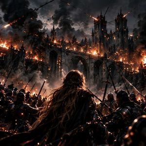 ⁹ As Elderyn falls into chaos, Róisín leads her allies into battle, determined to save her; people from the war threatening to destroy them.
