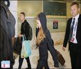 Ariana arriving at Sydney International Airport, Australia - 2O14