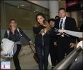 Ariana arriving at Sydney International Airport, Australia - 2O14