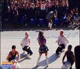 Ariana performing in front of a school in Japan - 2O14