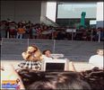 Ariana performing in front of a school in Japan - 2O14