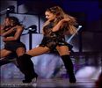 Ariana performing at the 2O14 iHeartRadio Music Festival