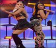 Ariana and Nicki Minaj performing at the 2O14 iHeartRadio Music Festival
