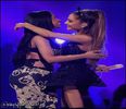 Ariana and Nicki Minaj performing at the 2O14 iHeartRadio Music Festival