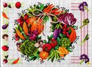 ghirlanda con verdure dell