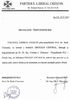 Imputernicire PLC Bucuresti, aprilie 2000