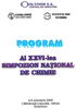 Simpozionul National de Chimie 2000