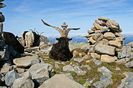 Capre Walliser in varful unui munte