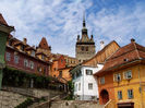 SIGHISOARA TURNUL CU CEAS SI MUZEU-emblema orasului.