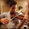 Joe-Jonas-snapped-photo-his-brother-Nick-playing-violin