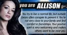 you are allison