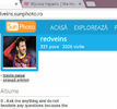 Redveins - Un cont despre fotball .... Nu pot sa critic acest cont deoarece nu le am cu fotbalul ..