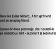 Matt Donovan & Elena Gilbert said it ;