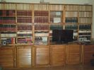 Biblioteca facuta de sotul meu din scanduri de la europaleti