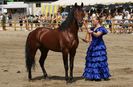 Andalusian deosebit cu o femeie