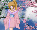 Hyuna in kimono