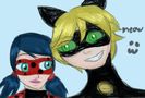 Ladybug and Cat Noir
