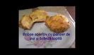 Briose aperitiv cu parizer de pui si branza topita