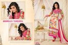 140013-Shilpa Anand In Designer Cream Long Salwar Kameez