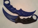 Karambit albastru