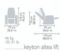 Fotoliul masaj Keyton Altea Lift-04
