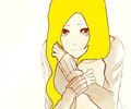 1395767309-tumblr-static-bleach-redheads-long-hair-inoue-orihime-smiling-sitting-blouse-shorts-gray-