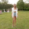 Chrissy-Teigen-Opted-Style-Her-Bandeau-Top-Light-Wash-Cutoffs-Long-Blazer