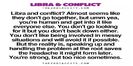 #libra and conflict