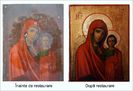 Restaurare icoan%u0103 Maica Domnului cu pruncul Iisus