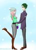 Couple in winter(HarleyJoker)