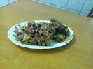 Chiftele de găină cu cașcaval și ceapă ( la cuptor)
