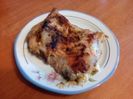 Crap de dunare marinat ( usturoi, lămâie, sos picant de roșii, sare și piper)