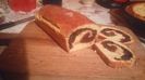 Cozonac cu nucă, cacao și rahat