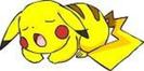 picachu doarme