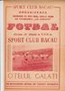 Sport Club Bacau - Otelul Galati 1987 Program Meci