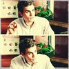 ╬┇ #imi duc privirea catre ea si zambesc scurt fara sa zic absolut nimic]