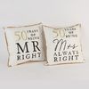 SET 2 PERNE MR RIGHT SI MRS ALWAYS RIGHT 50 ANI - DSWG59750