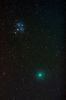 Cometa 46PWirtanen si Pleiadele