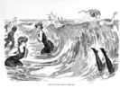 Gibson Girl Illustration by Charles Dana Gibson. Plenty of good fish in the sea